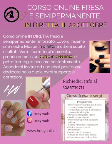 Corso online in diretta 22 ottobre