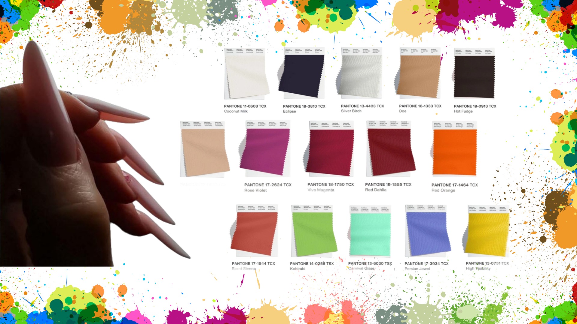 TENDENZE COLORI PANTONE UNGHIE E NAIL ART AUTUNNO INVERNO 2023/2024 - Hony  Nails